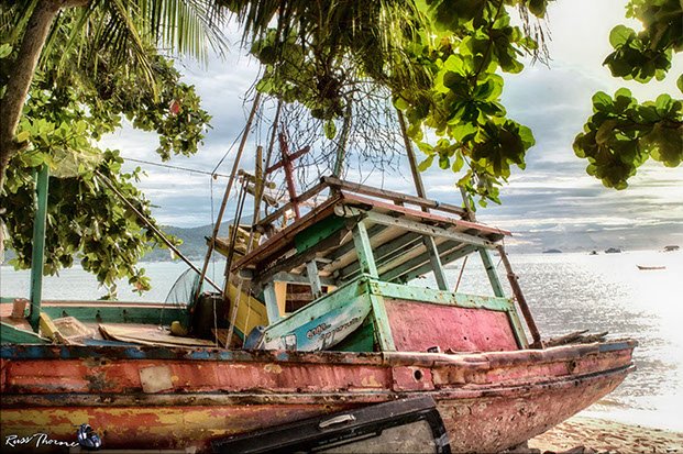 Thai Fishing boats in Thailand, Photo by Russ Thorne