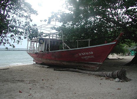 Boat parking for old fishing boats