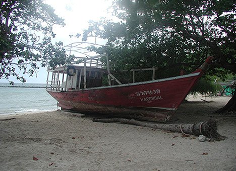 Boat parking for old fishing boats