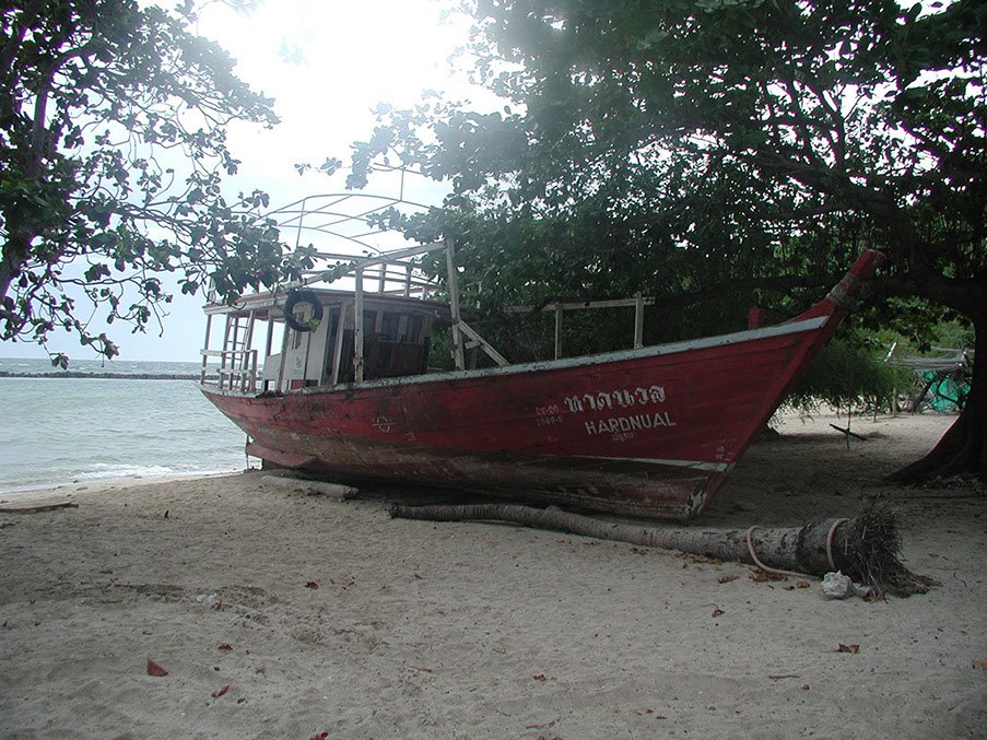 Boat parking for old fishing boats