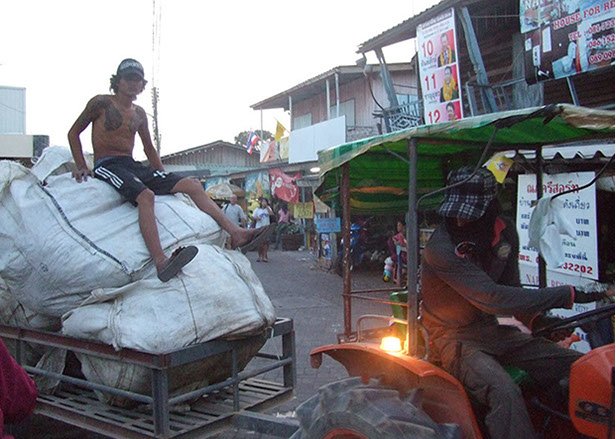 Main Street in Naban village on Koh Larn