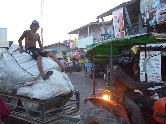 Main Street in Naban village on Koh Larn