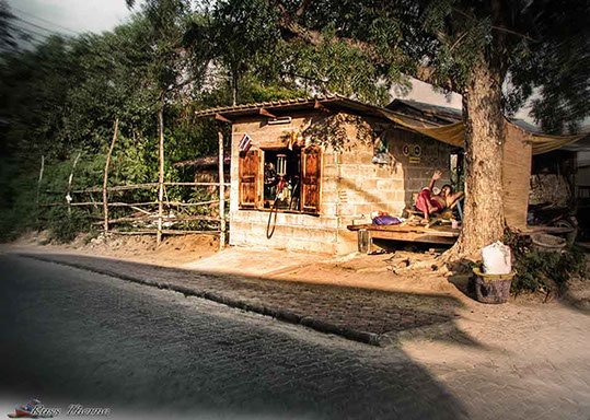 Gas station in Naban Village on Koh Larn