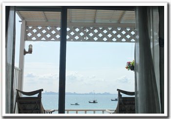 View of Pattaya from the Booncheun Resort of Koh Larn, Pattaya Beach, Thailand.