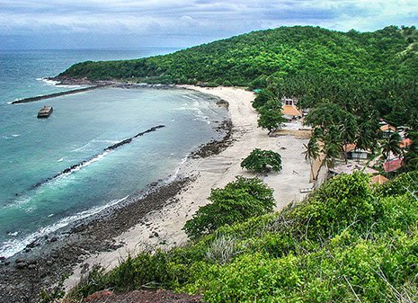 Nual Beach photo from above, Pattaya, Koh Larn