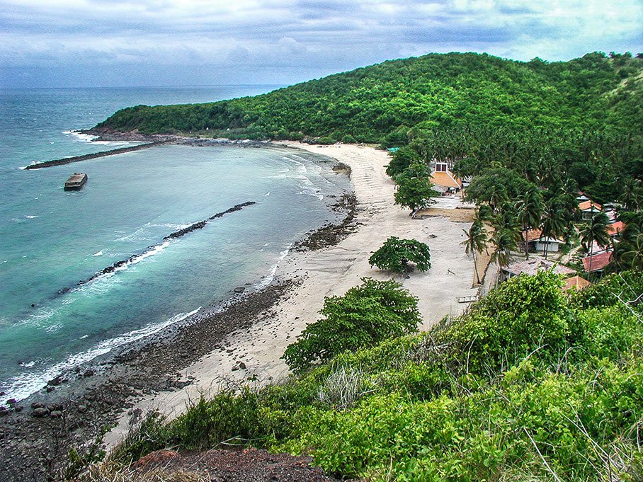 Nual Beach photo from above, Pattaya, Koh Larn