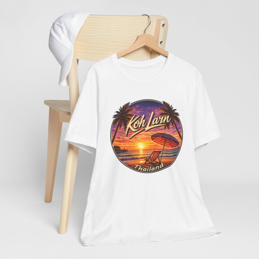 Koh Larn Sunset Beach T-Shirt – Thailand Island Escape
