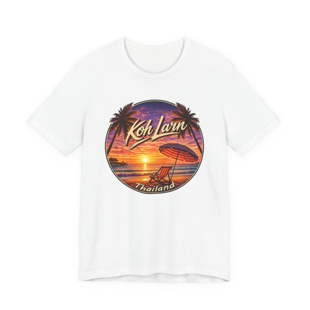 Koh Larn Sunset Beach T-Shirt – Thailand Island Escape