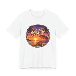 Koh Larn Sunset Beach T-Shirt – Thailand Island Escape - Image 7