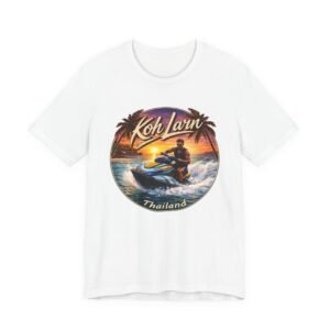 Koh Larn Thailand Jet Ski Sunset Tee - Image 6