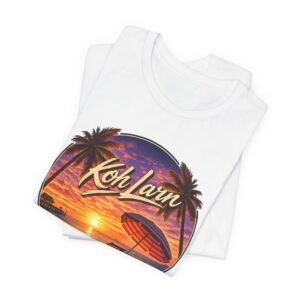 Koh Larn Sunset Beach T-Shirt – Thailand Island Escape - Image 3