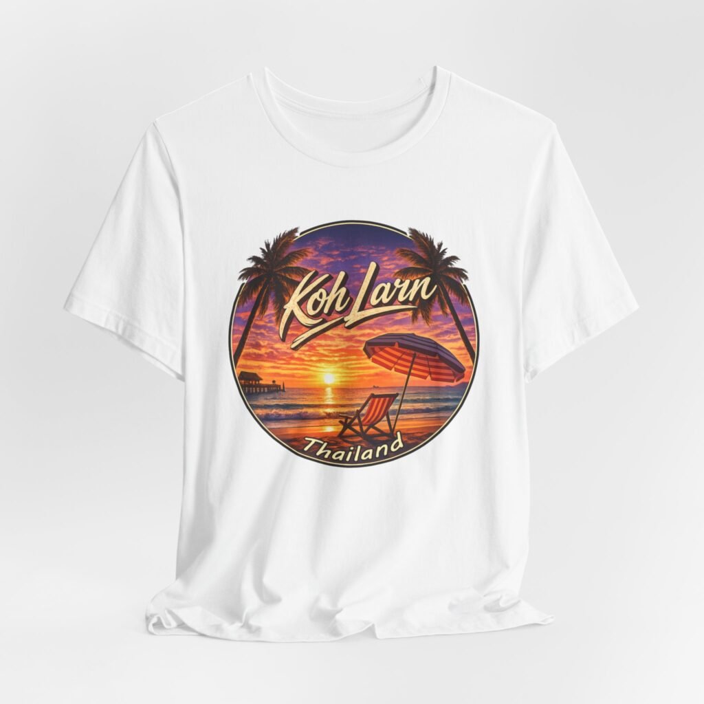Koh Larn Sunset Beach T-Shirt – Thailand Island Escape