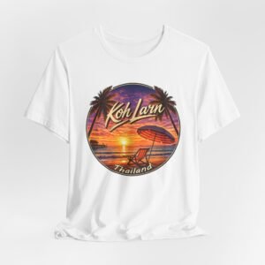 Koh Larn Sunset Beach T-Shirt – Thailand Island Escape - Image 5