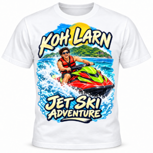 Koh Larn Jet Ski Adventure T-Shirt - Image 1