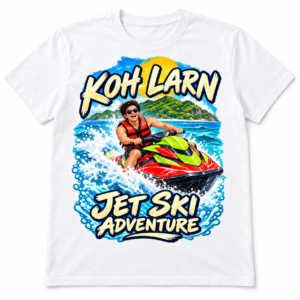 Koh Larn Jet Ski Adventure T-Shirt - Image 3